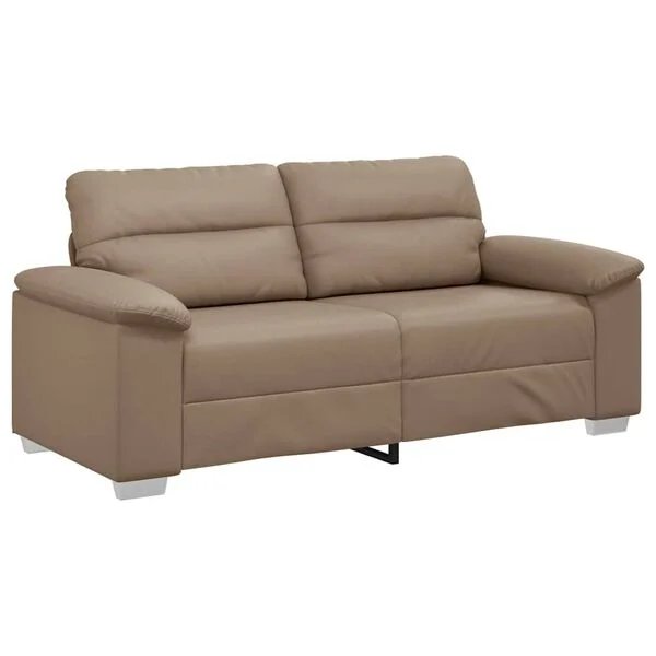 Kapučino spalvos dvivietė sofa Opto.lt, vaizdas iš priekio