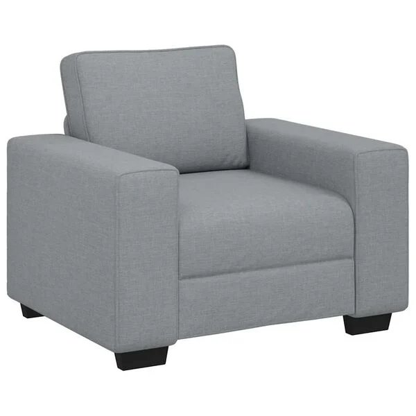 Opto.lt sofa-kėdė šviesiai pilka, matmenys 100x77x82 cm, audinys