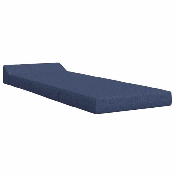 Sulankstoma mėlyna sofa-lova Opto.lt sulankstyta pozicija