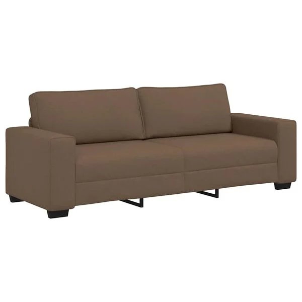 Opto.lt ruda trivietė sofa 220x77x82 cm audinys