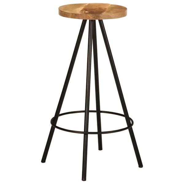 rustic stiliaus baro komplektas iš mango medienos