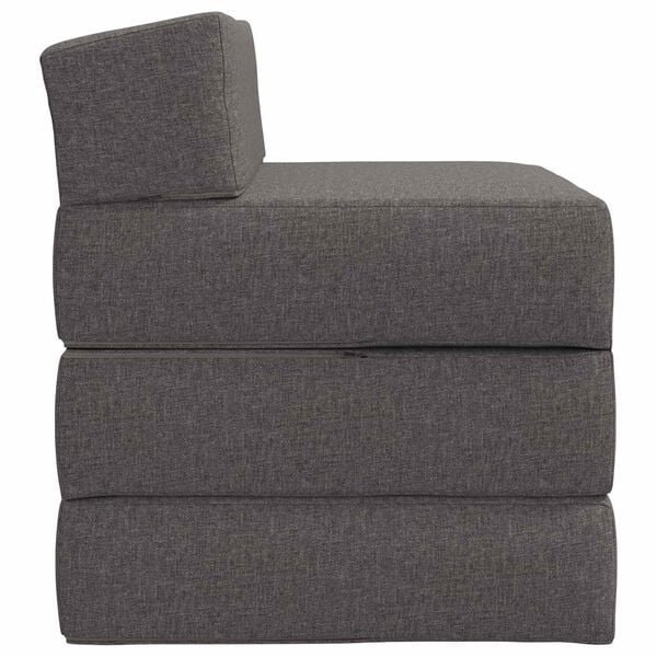 Sulankstoma sofa-lova šviesiai pilka, užtrauktukas ir nuimamas užvalkalas