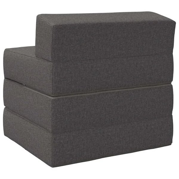 Sulankstoma sofa-lova šviesiai pilka, komfortiškos putos
