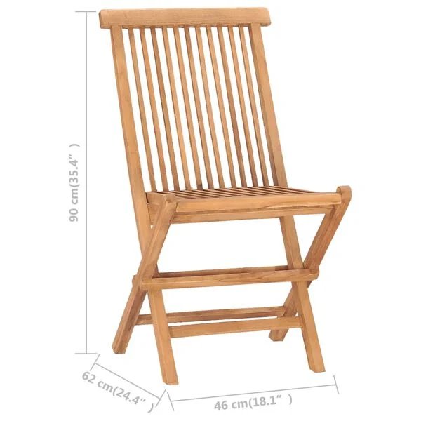 Sulankstomas lauko valgomojo komplektas, 5 dalių, tikmedis 90 x 90 x 75 cm 4-seater (without armrest) Aštuonkampis nuotrauka 12