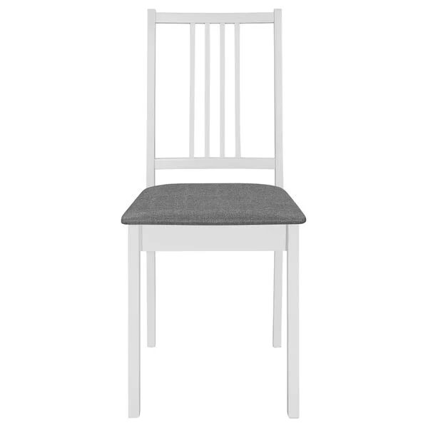 Valgomojo baldų komplektas, 3d., baltos sp., MDF Balta 2 nuotrauka 11