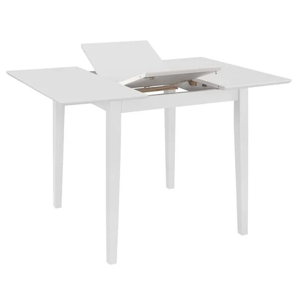 Valgomojo baldų komplektas, 3d., baltos sp., MDF Balta 2 nuotrauka 3