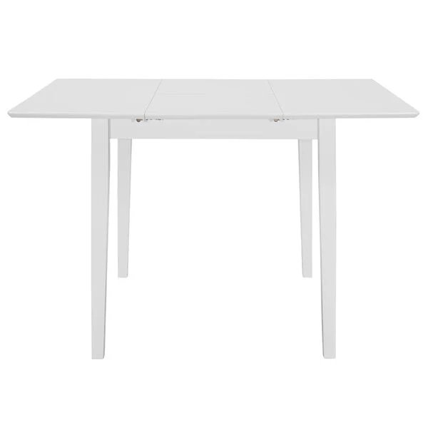 Valgomojo baldų komplektas, 3d., baltos sp., MDF Balta 2 nuotrauka 4