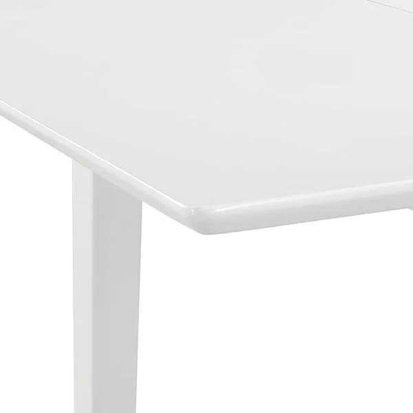 Valgomojo baldų komplektas, 3d., baltos sp., MDF Balta 2 nuotrauka 6