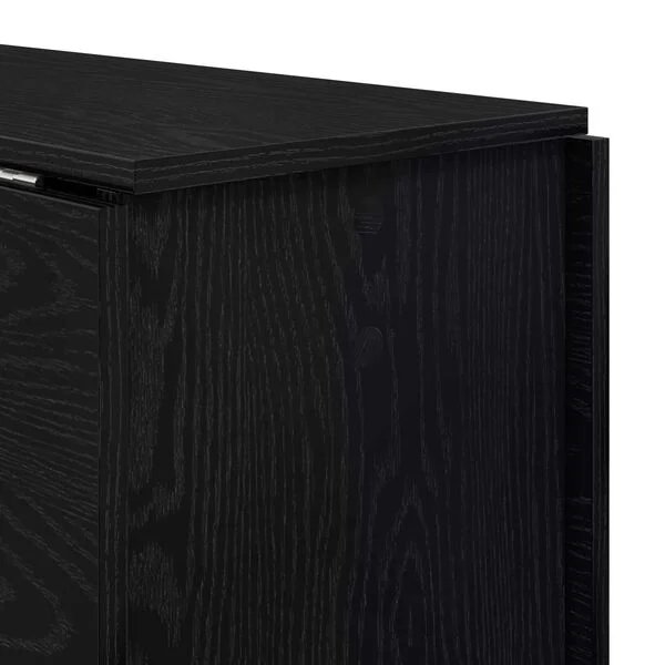 Valgomojo stalas 138 x 70 x 73,5 cm Apdirbta mediena Juodojo ąžuolo nuotrauka 8