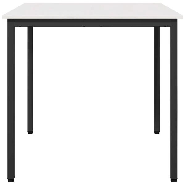 Valgomojo stalas Balta 80 x 80 x 75 cm Kietos pušies mediena Balta 80 x 80 x 75 cm nuotrauka 5