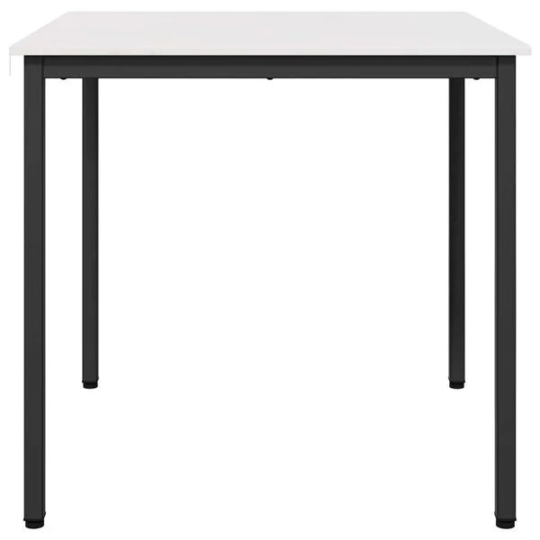 Valgomojo stalas Balta 80 x 80 x 75 cm Kietos pušies mediena Balta 80 x 80 x 75 cm nuotrauka 6