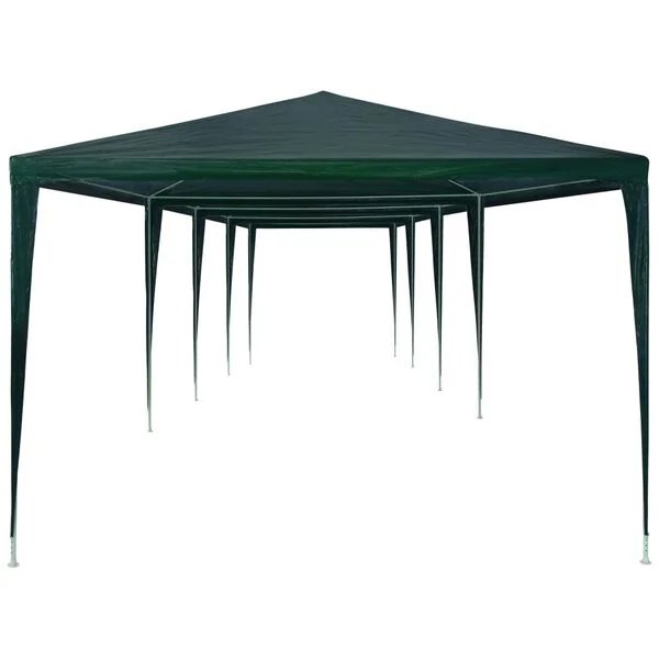 vidaXL žalia proginė palapinė 3x12m PE, vaizdas 3