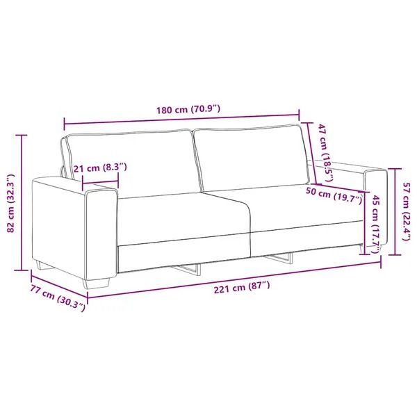 vidaXL sofa patogi sėdėjimo vieta ruda