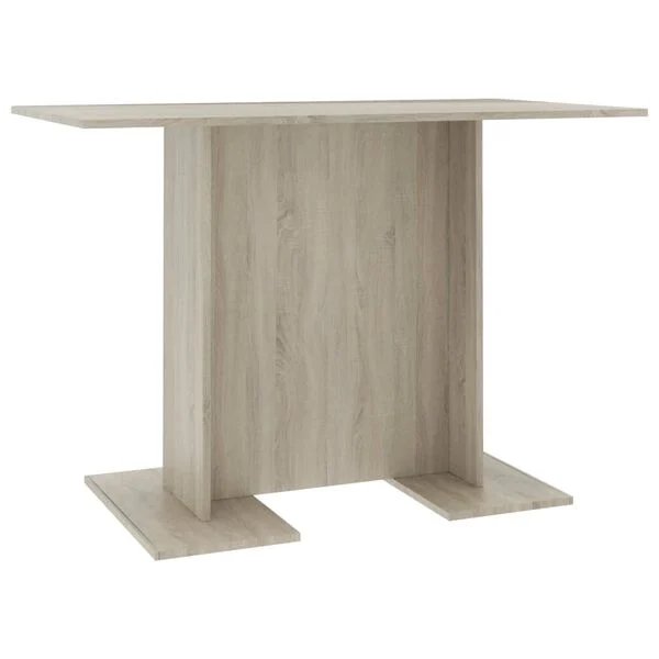 Virtuvinis stalas sonoma ąžuolo spalvos su minimalistiniu dizainu