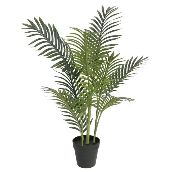 dirbtinė palmė žalia 80 cm - vaizdas iš priekio