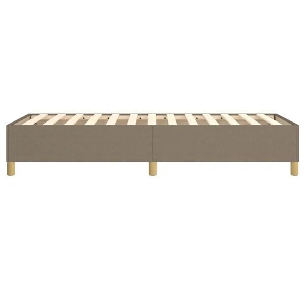 vidaXL lovos rėmas taupe spalvos, 90x190 cm, iš arti