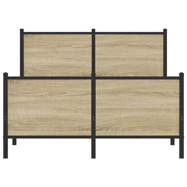 vidaXL lovos rėmas sonoma ąžuolo spalvos 120x200 cm lovos apačia