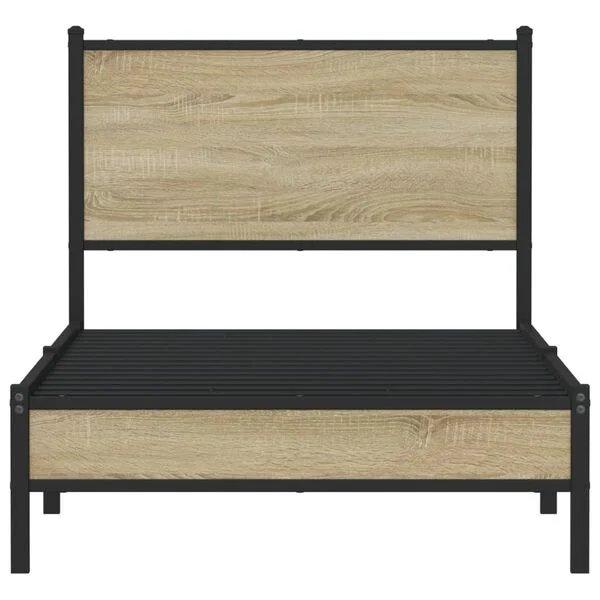 vidaXL lovos rėmo detalė – metalinis pagrindas