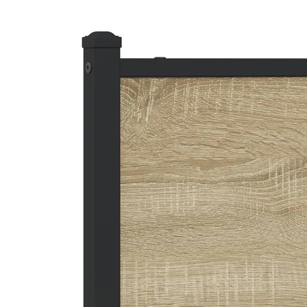 Detalus vidaXL lovos rėmo sonoma ąžuolo spalvos vaizdas