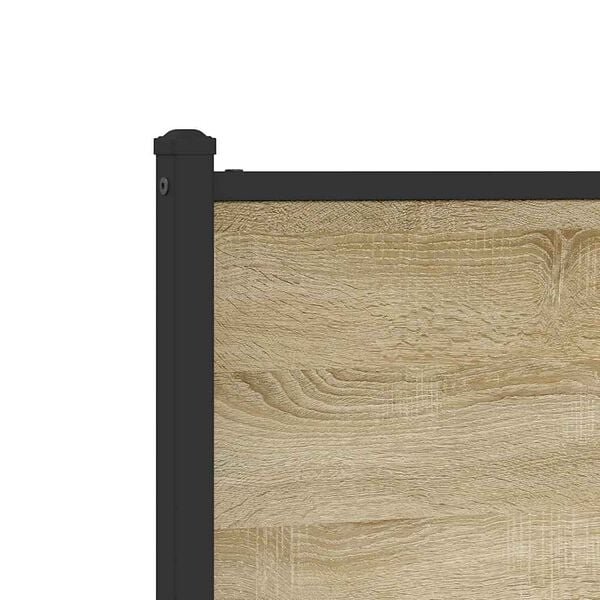 vidaXL lovos rėmas sonoma ąžuolo spalvos, surinktas lovos rėmas