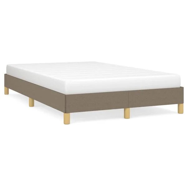vidaXL lovos rėmas taupe spalvos 120x190 cm