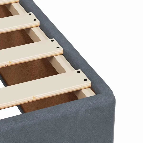 Moderni miegamojo lova su USB LED juostelėmis