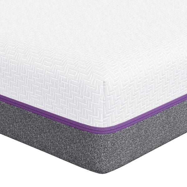 Opto.lt Memory Foam vidutinio kietumo čiužinys baltas su pilka