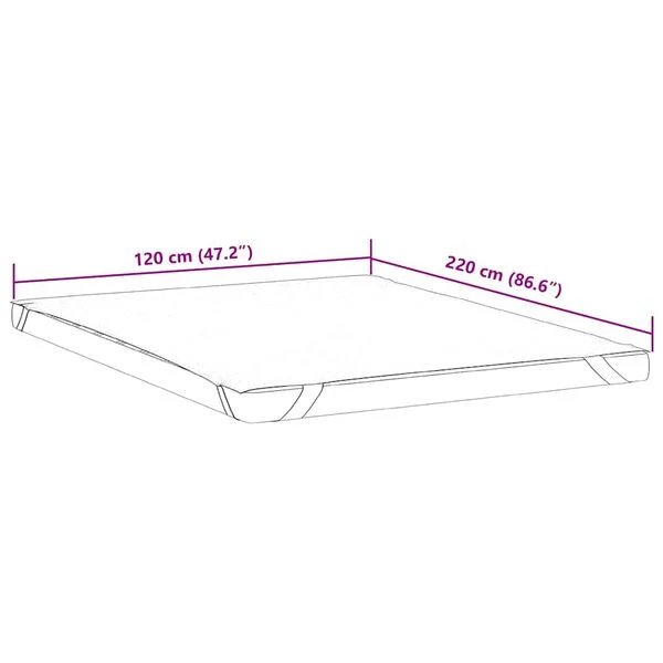 Opto.lt čiužinio apsauga balta 120x220 cm detalus vaizdas