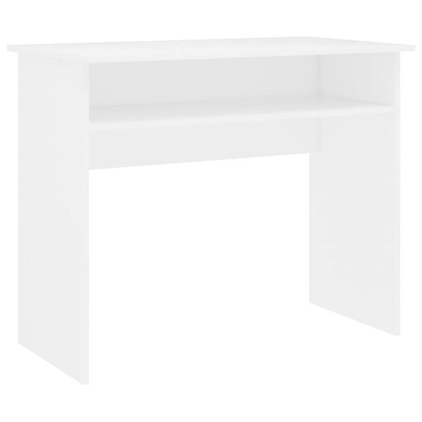 Rašomasis stalas baltos spalvos, 90x50x74 cm, Opto.lt
