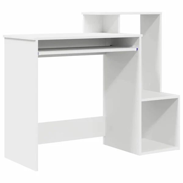 Balto apdirbtos medienos stalas Opto.lt 106x41x88.5 cm