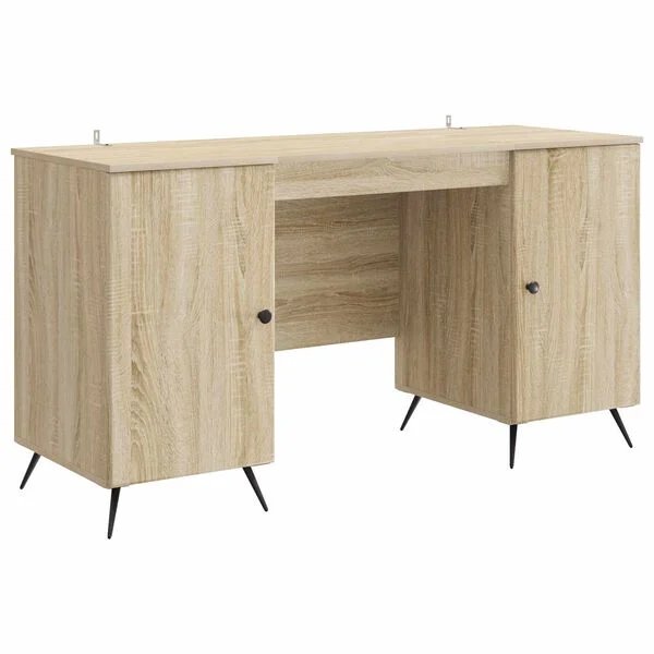 Opto.lt Stalas Sonoma ąžuolas 142,5 x 50 x 75 cm iš apdirbtos medienos