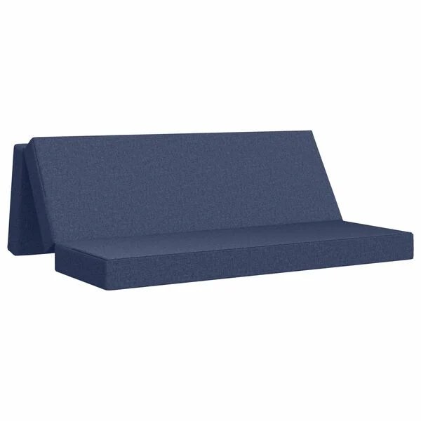 Mėlyna sulankstoma sofa lova Opto.lt, vaizdas iš priekio