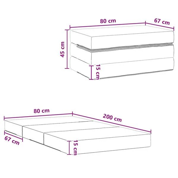 Stilinga ir patogi mėlyna sulankstoma sofa lova Opto.lt