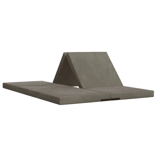 Sulankstoma sofa-lova šviesiai pilka, vaizdas 1