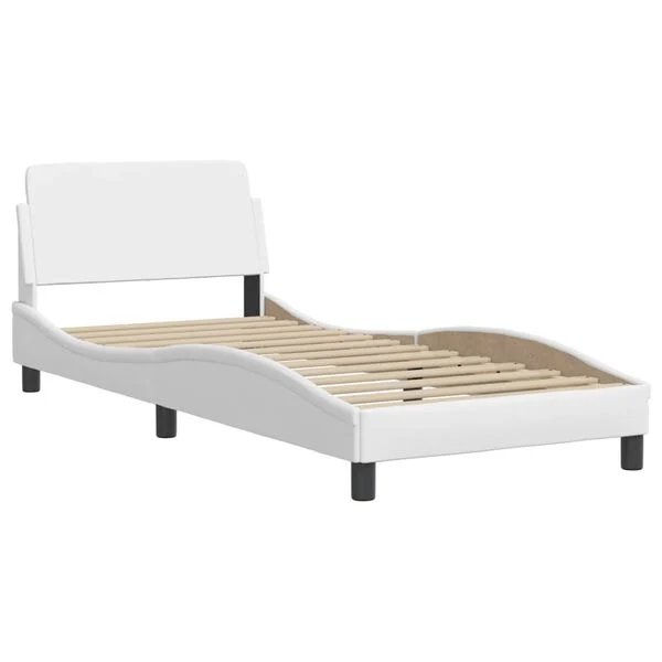 vidaXL Lova Viana balta 90x200cm