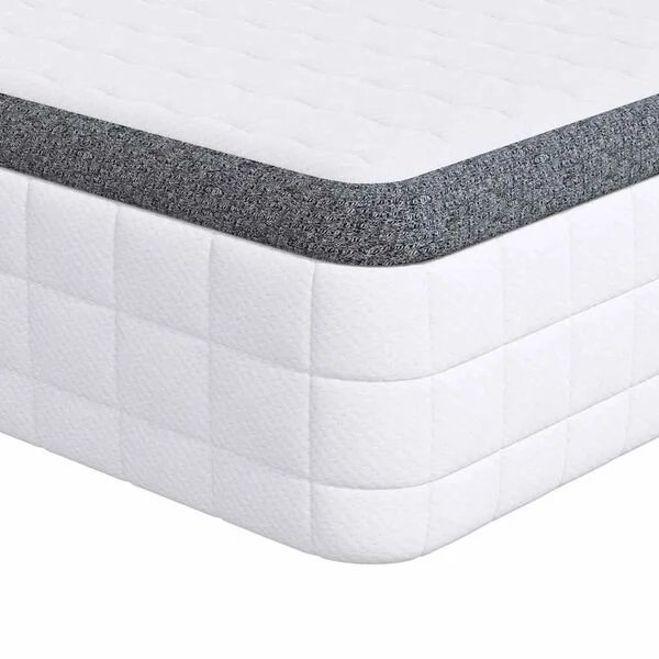 Opto.lt čiužinys vidutinio minkštumo baltos ir pilkos spalvos 70x200 cm