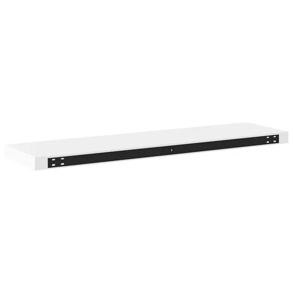Pakabinamos lentynos, 2vnt., baltos, 90x23,5x3,8cm, MDF Balta 90 x 23.5 x 3.8 cm 2 nuotrauka 9