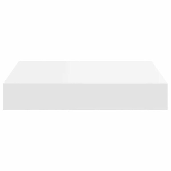 Pakabinamos lentynos, 4vnt., baltos, 23x23,5x3,8cm, MDF Balta 23 x 23.5 x 3.8 cm 4 nuotrauka 8