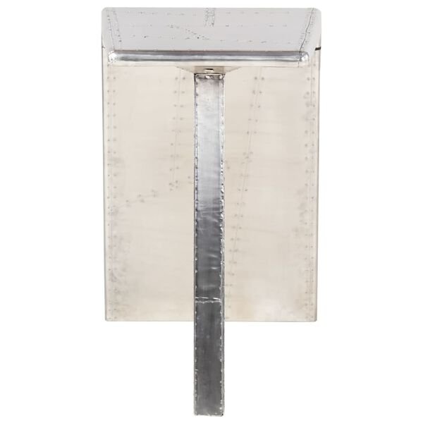 Aviator rašomasis stalas, sidabrinės sp., 112x50x76cm, metalas nuotrauka 3