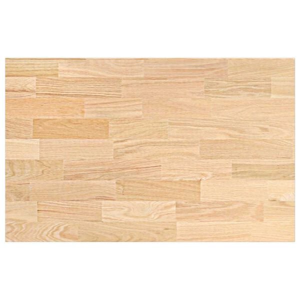 Ąžuolo masyvo virtuvės stalviršis stačiakampis 100x63,5x2,7 cm