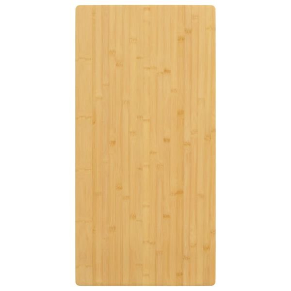 bambukinis stalviršis stalui su užapvalintais kampais