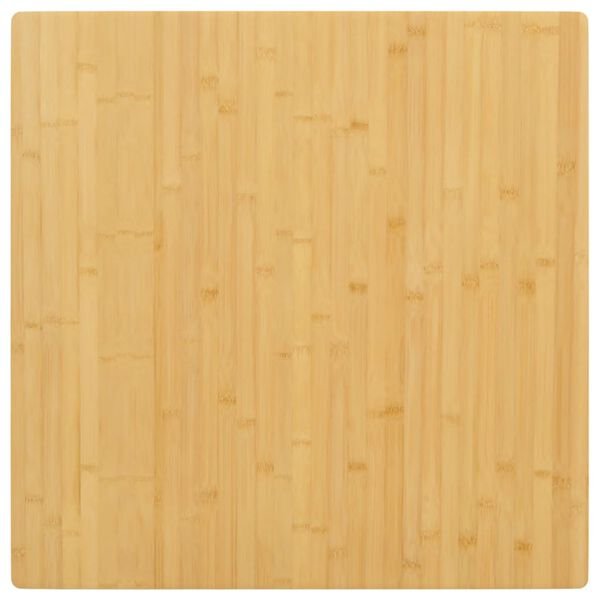 Bambukinis stalviršis stalui 80x80x2,5 cm patvarus ir universalus