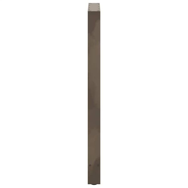 Baro stalo kojos, 2 vnt., 60x(110-111) cm, natūralus plienas Natūrali 60 x (110-111) cm nuotrauka 6