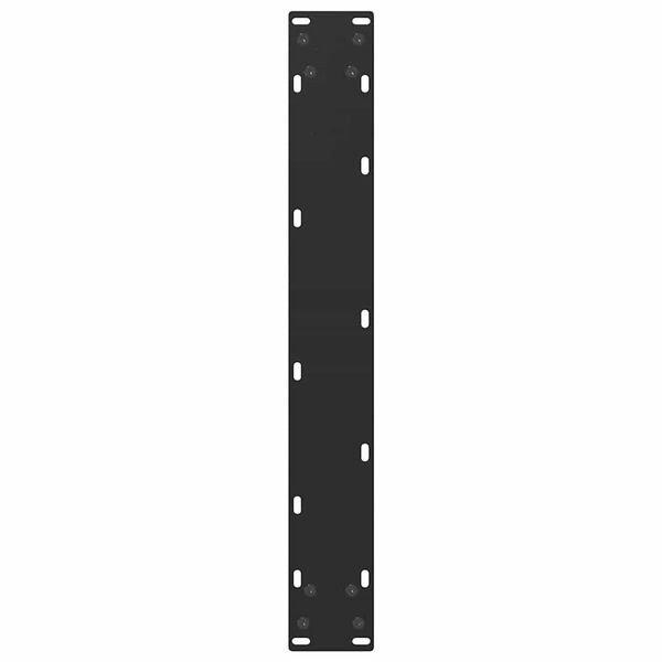 Baro stalo kojos, U formos, 2 vnt., juodos, 60x(90-91) cm, plienas Juoda 60 x (90-91) cm 2 nuotrauka 7