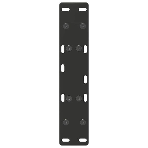 Kavos staliuko kojelės, A formos, 2 vnt., juodos, 30x(30-31) cm, plienas Juoda 30 x (30-31) cm nuotrauka 7