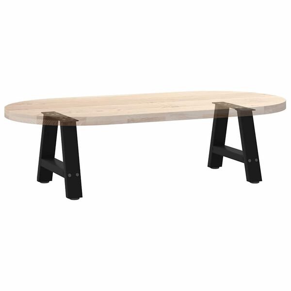 Kavos staliuko kojelės, A formos, 2 vnt., juodos, 30x(30-31) cm, plienas Juoda 30 x (30-31) cm nuotrauka 8