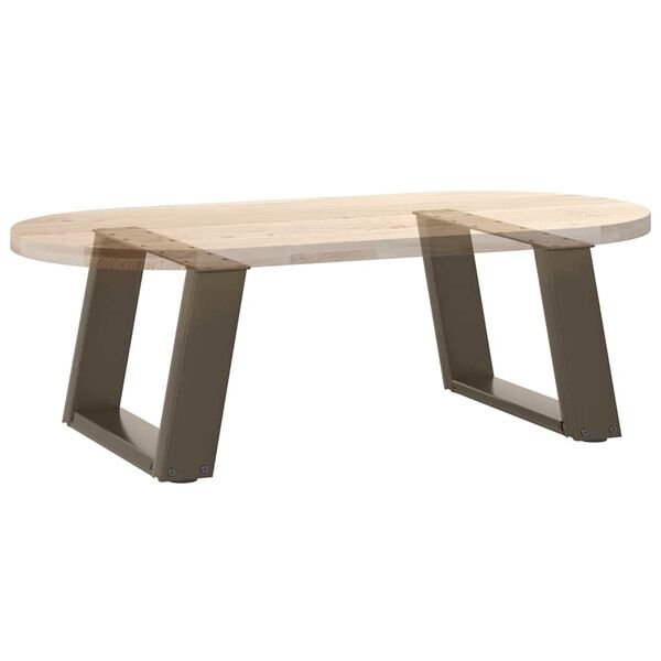 Kavos staliuko kojelės, U formos, 2 vnt., natūralus plienas, 50x(30-31) cm, plienas Natūrali 50 x (30-31) cm nuotrauka 8