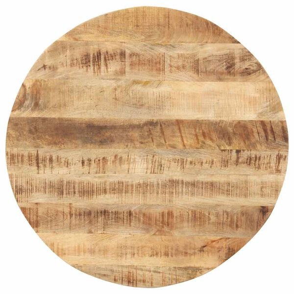 Medinis stalviršis stalui iš mango medienos 70 cm skersmens