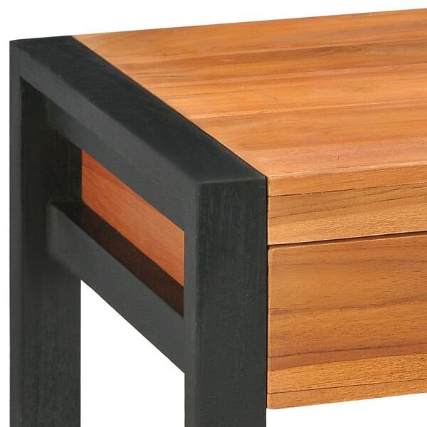 Rašomasis stalas su 2 stalčiais, 100x40x75cm, tikmedis 100 x 40 x 75 cm nuotrauka 7