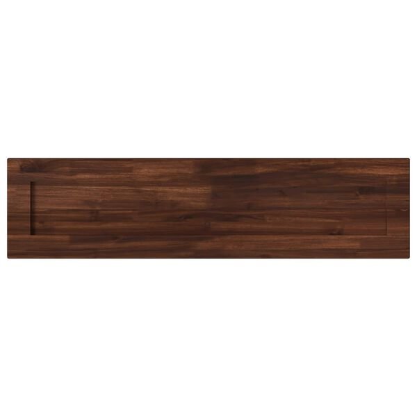Stačiakampio stalo viršus 110 x 30 x 3,2 cm Stačiakampio Tamsiai ruda 110 x 30 x 3,2 cm Stačiakampis nuotrauka 4